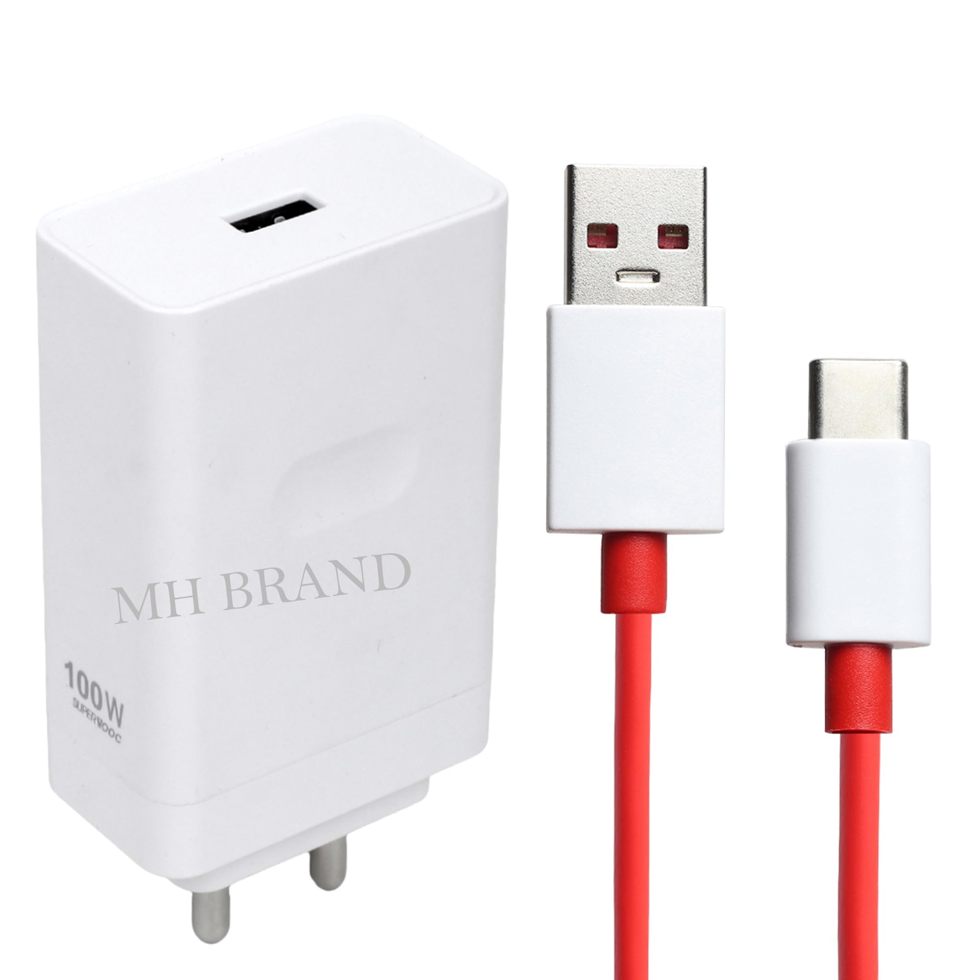100W Supervooc Flash Charger with Cable Compatible with One Plus 11R,11, NORD CE, 2T, 10T, 10R, 10, PRO, 9R, 9 PRO, 9 with Fast Charging USB Type C Cable-Red (6 Month Warranty) (B0CSX3JR9B) Amazon Price History, Amazon Price Tracker