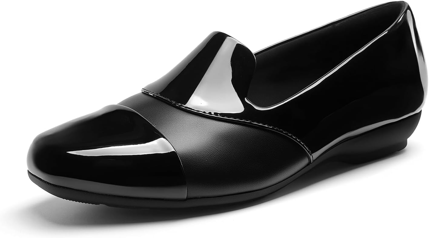 DREAM PAIRS Loafers for Women Orthopedic Comfortable Loafer Dress Casual Slip on Business Work Office Shoes with Arch Support