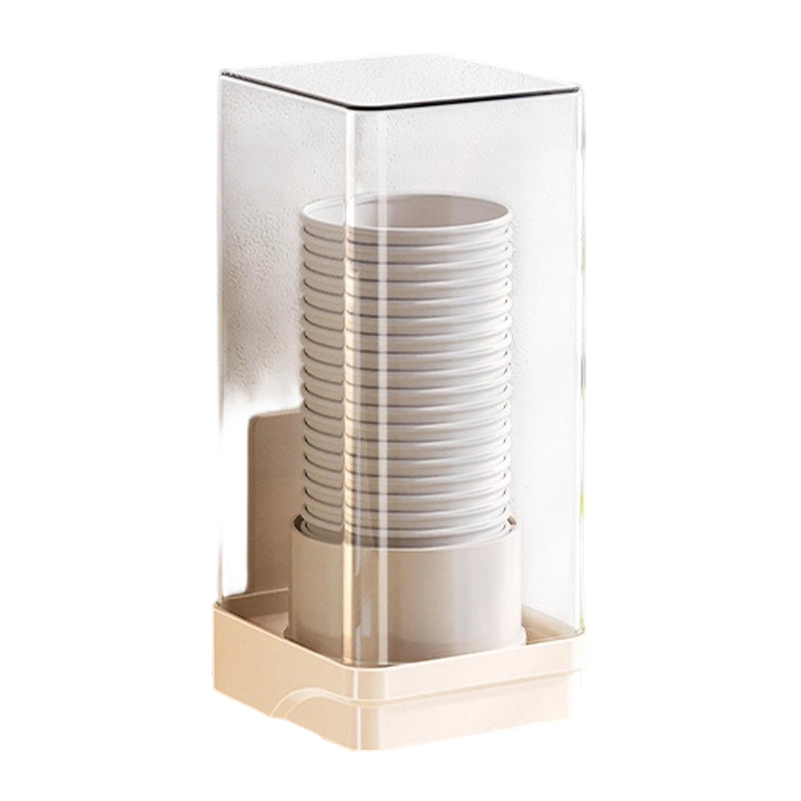 Kaeltsyn Wall Mounted Cup Holder Without Tool Installation Sturdy ABS PET PP Frame Portable Designs for Any Room Wall Mounted Cup Planner