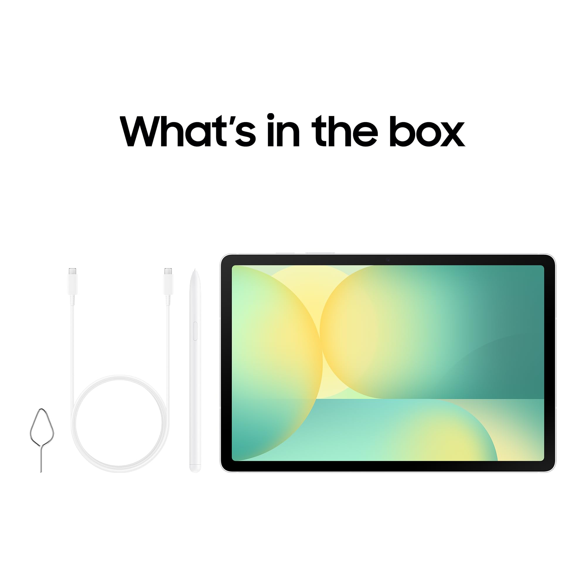 Samsung Galaxy S10 FE Android Tablet, Wifi, 128GB Storage, 8GB Memory, 10.9" Display, S Pen included, Long lasting Battery, Silver, 3 Year Extended Warranty (UK Version) — view 8