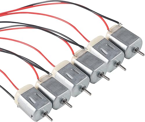 Miniatura 3 de 10 motores de CC miniatura de 1.5V-6V tipo 130 EK1450 y EK1894 para proyectos de bricolaje de pasatiempos (2 tipos x 5 piezas  10 piezas)