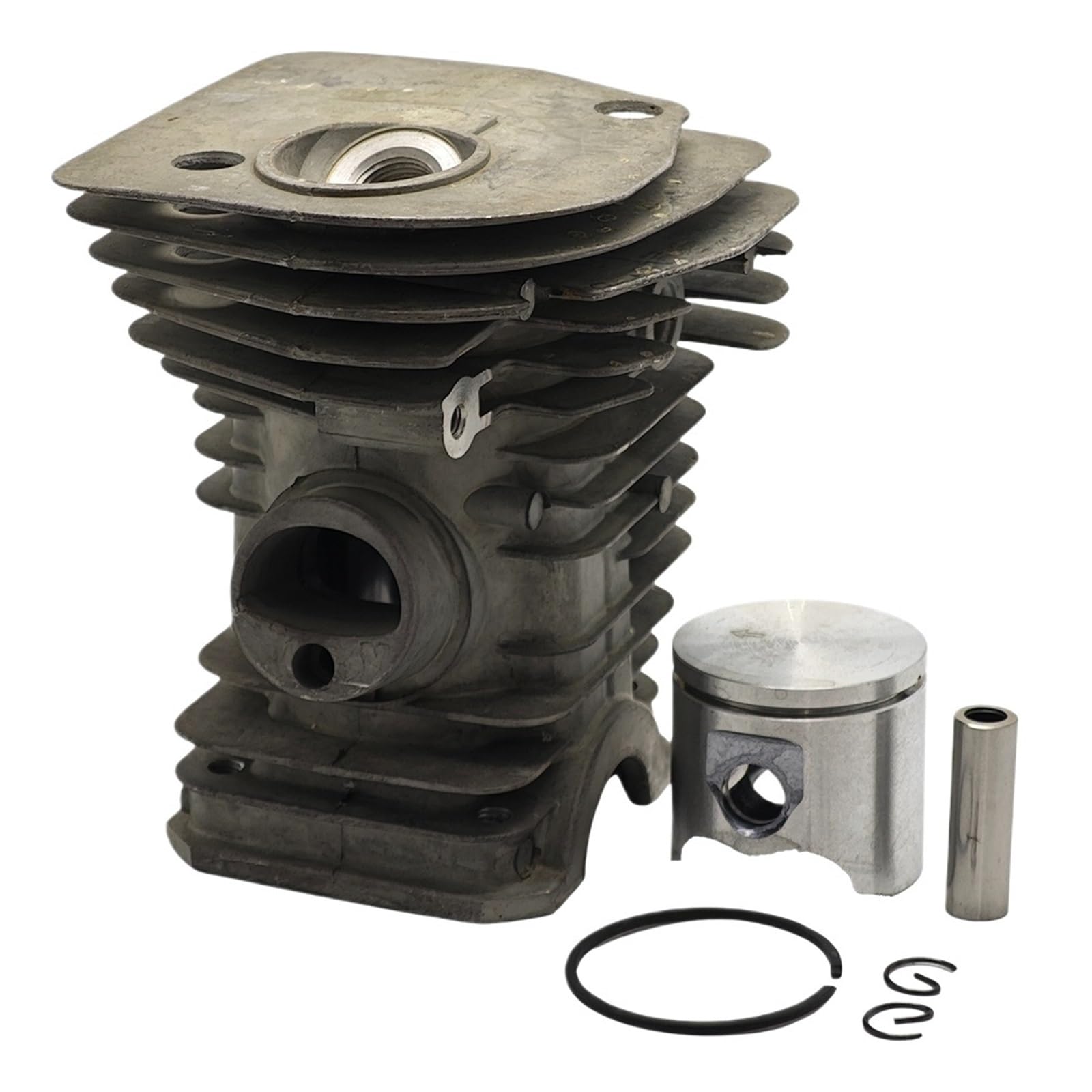 Generico Compatibile con Le Parti degli Attrezzi da Giardino 340 345 E | Kit guarnizioni di tenuta del cuscinetto dell'albero motore del pistone del cilindro della motosega da 40 mm