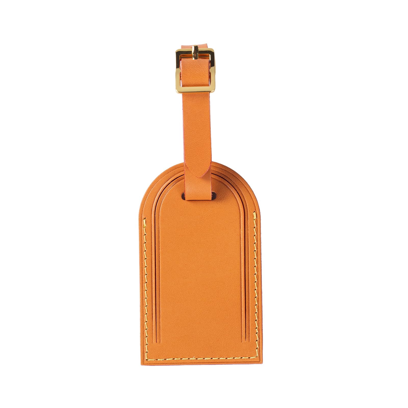 BERRY & SNOWY Zawieszka etykiety bagażowej ze skóry Vachetta, zamienny akcesorium do torebek LV Odeon, Keepall, Speedy, Boite Chapeau, luksusowy wisior ozdobny (Głęboki wosk pszczeli)