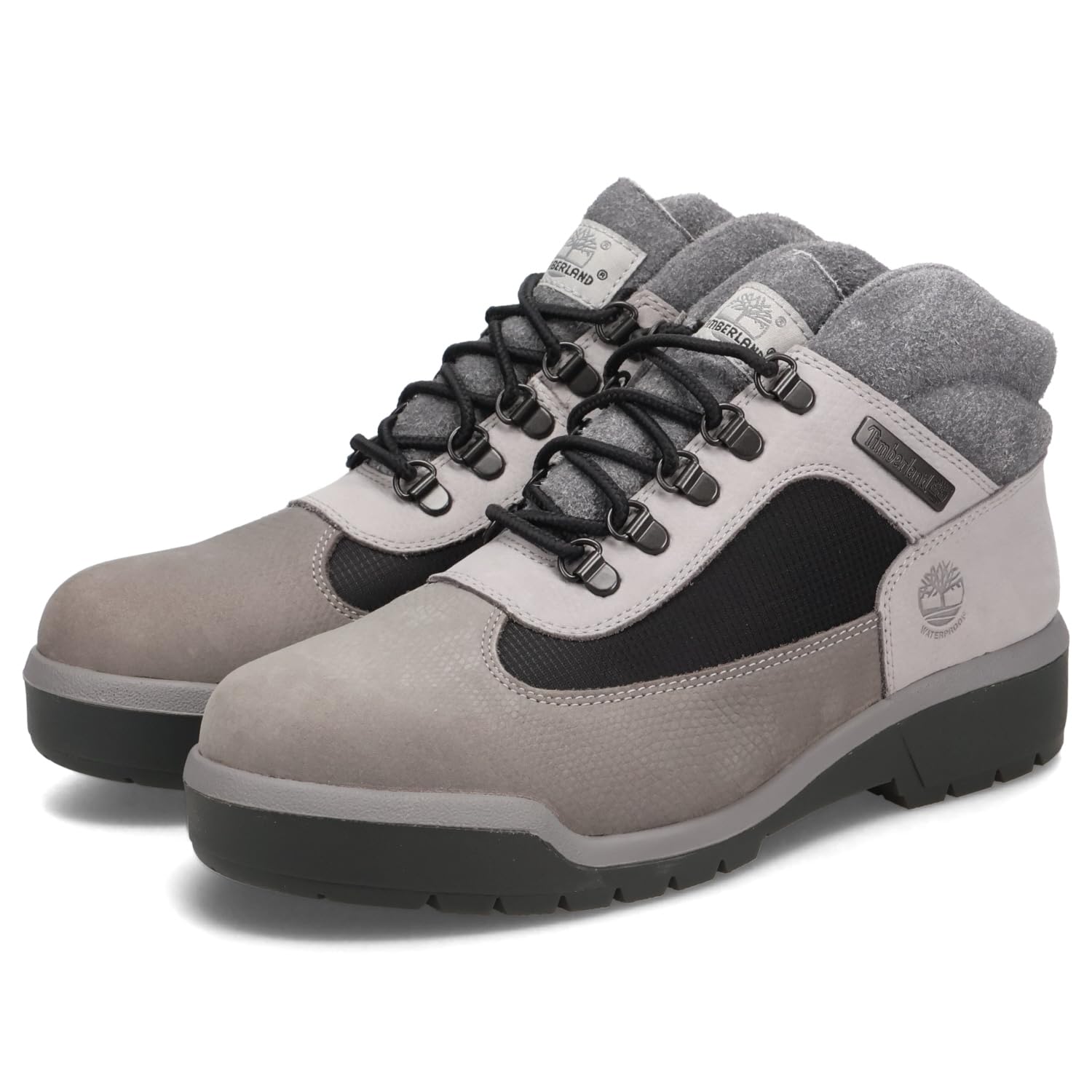 Timberland Men's Waterproof Field Boot, Medium Grey Nubuck, 10.5 Medium