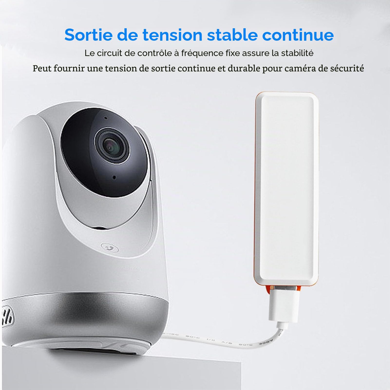 Eujgoov Mini UPS Batterie de Secours 2600mAh 5V Alimentation sans Interruption pour Caméra de Vidéosurveillance Routeur et Aquarium