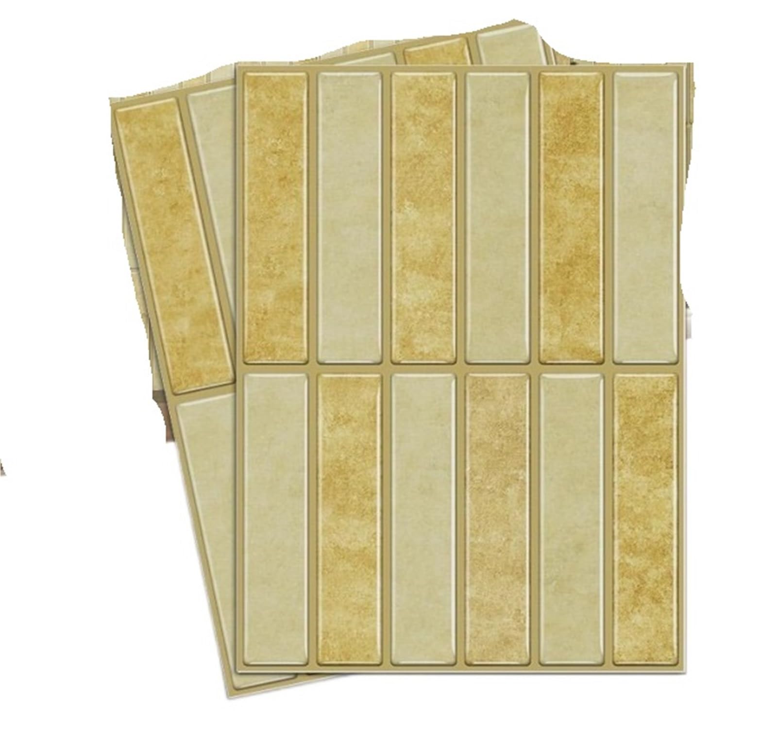 Stick On Tiles Peel-and-Stick self-Adhesive Tile Stickers Self-Adhesive Decals Kitchen and Bathroom backsplash Decoration Bedroom Decor(Color 30,5pcs)