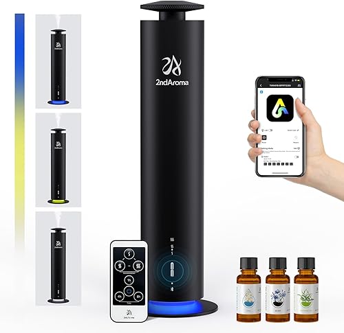 Miniatura 1 de Kit de iniciación de difusor de aroma sin agua, difusores para oficina en casa, hotel, cobertura de 1000 pies cuadrados, difusor de aceite esencial