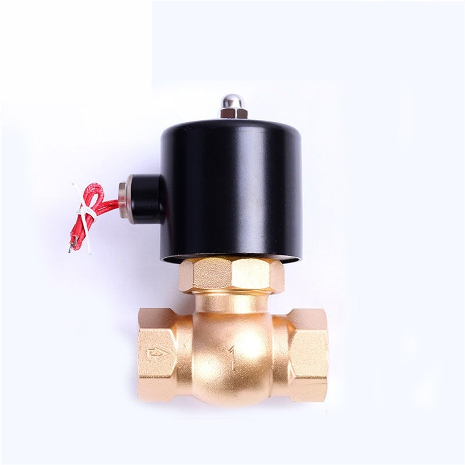 Électrovanne haute température laiton 1 pouce pour vapeur 180°C
