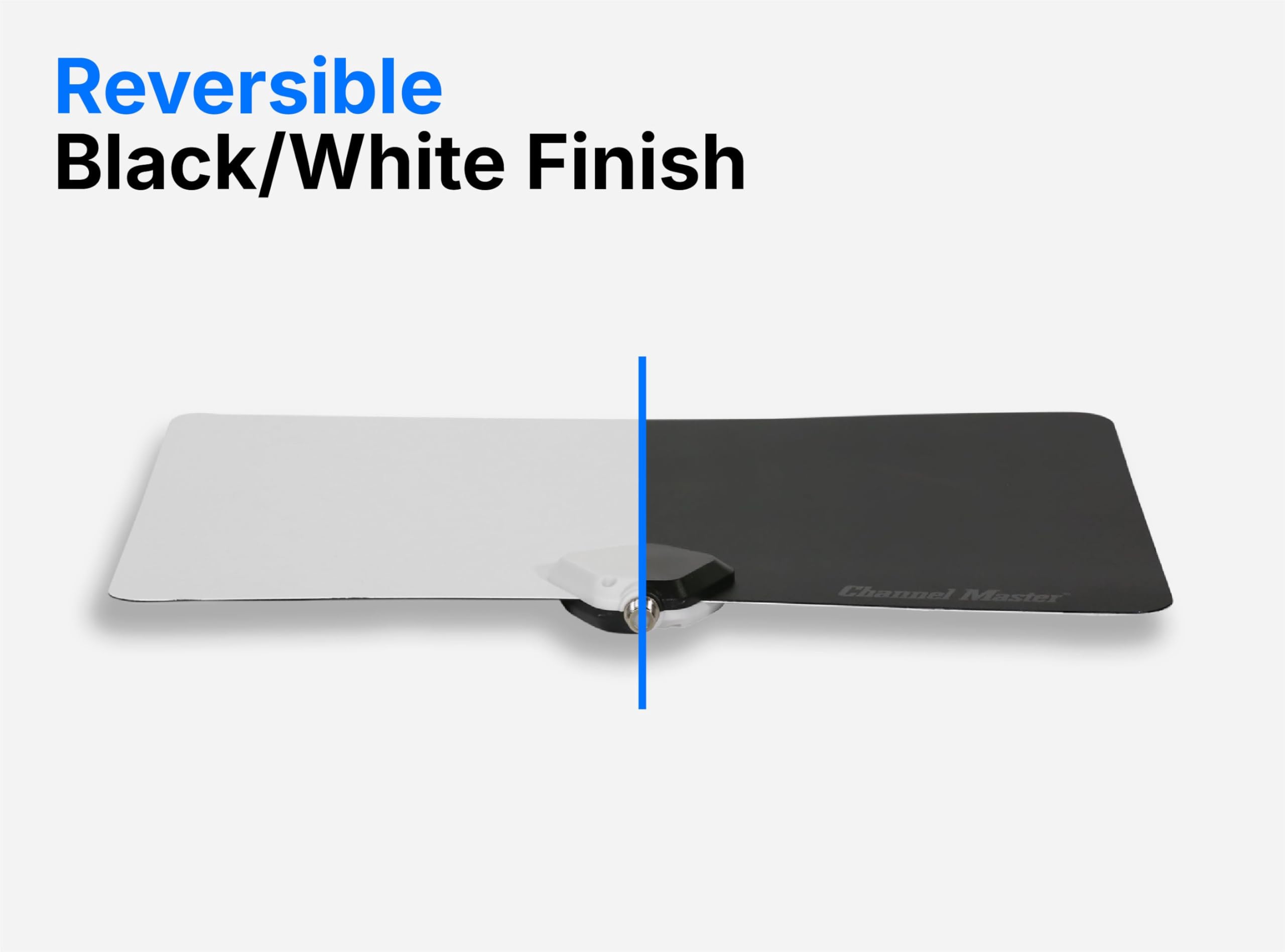 Channel Master FLATenna con Booster - Antenna TV per interni per Smart TV e canali locali, amplificatore di segnale regolabile con filtri LTE/FM, supporta TV 1080p, 4K e NextGen (ATSC 3.0)