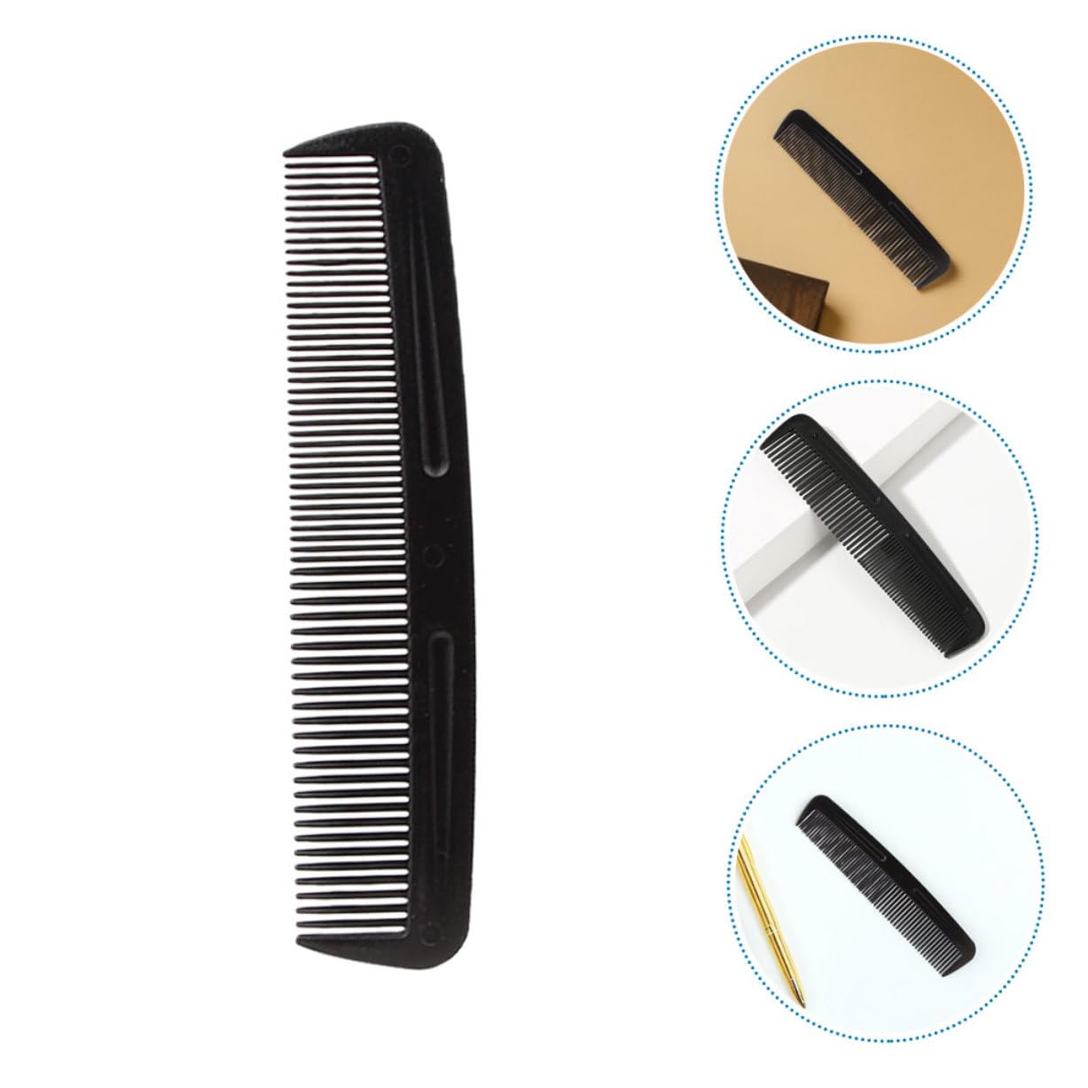 UKCOCO 200 Piezas Peine Cabello de Peine Compacto de Bolsillo de Dientes Finos y Anchos para Hombres y Mujeres Herramientas de Peinado para Uso Vestidores y Viajes