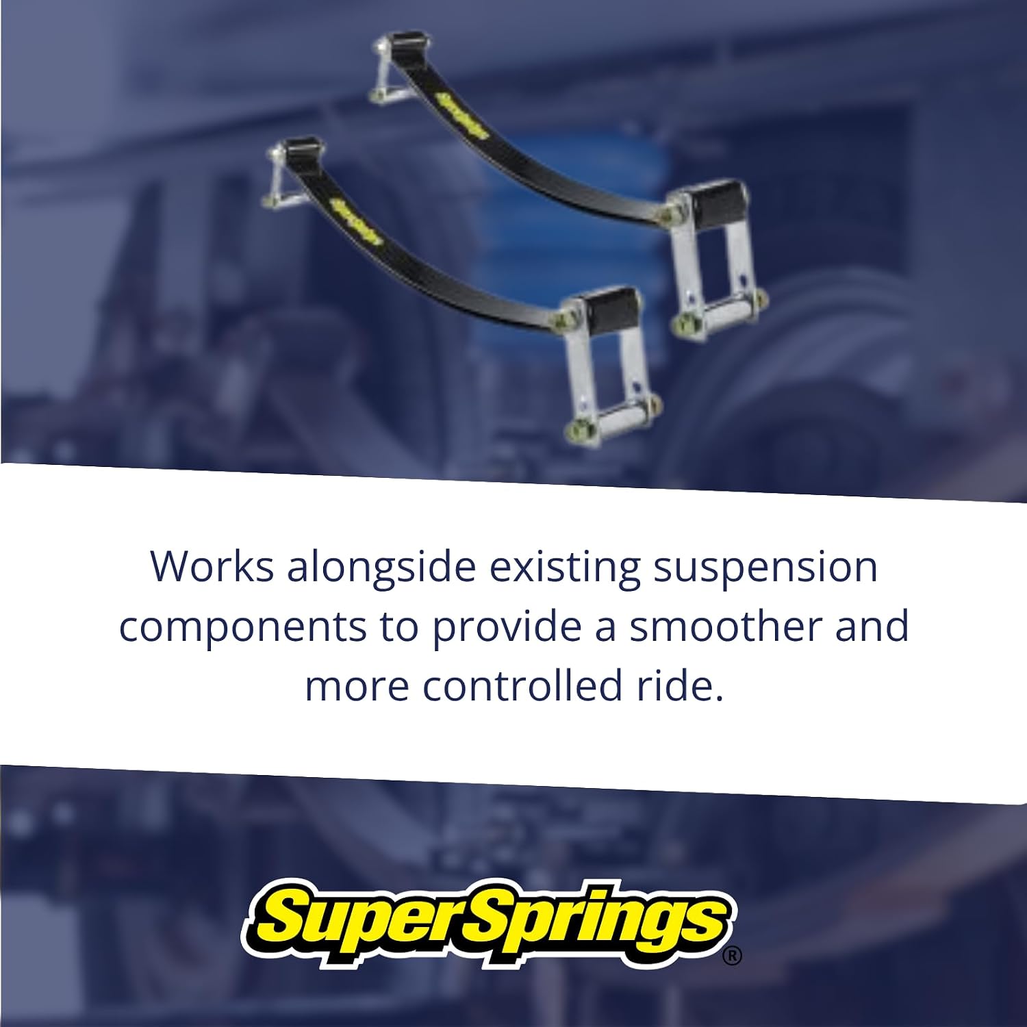 SSA22 | SuperSprings for RAM 2500|3500, Ford F|E Series, Chevrolet|GMC Silverado|Sierra 3500, Nissan UD, Black