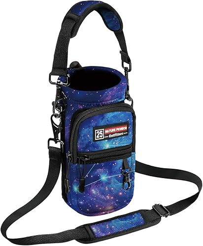 Miniatura 173 de NATURE PIONEOR Water Bottle Holder with Strap,Water Bottle Carrier Bag Sling Sleeve with Adjustable Shoulder Strap & Handle and Large Phone Pocket
