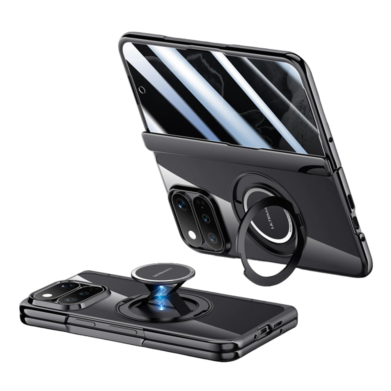 Coque Anti-Voyeurisme Pour Google Pixel 11 Pro Fold, Placage Transparente