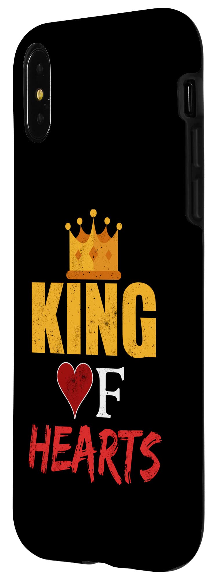 King of Hearts - Motivational messages Case for iPhone X/XS - Image 2