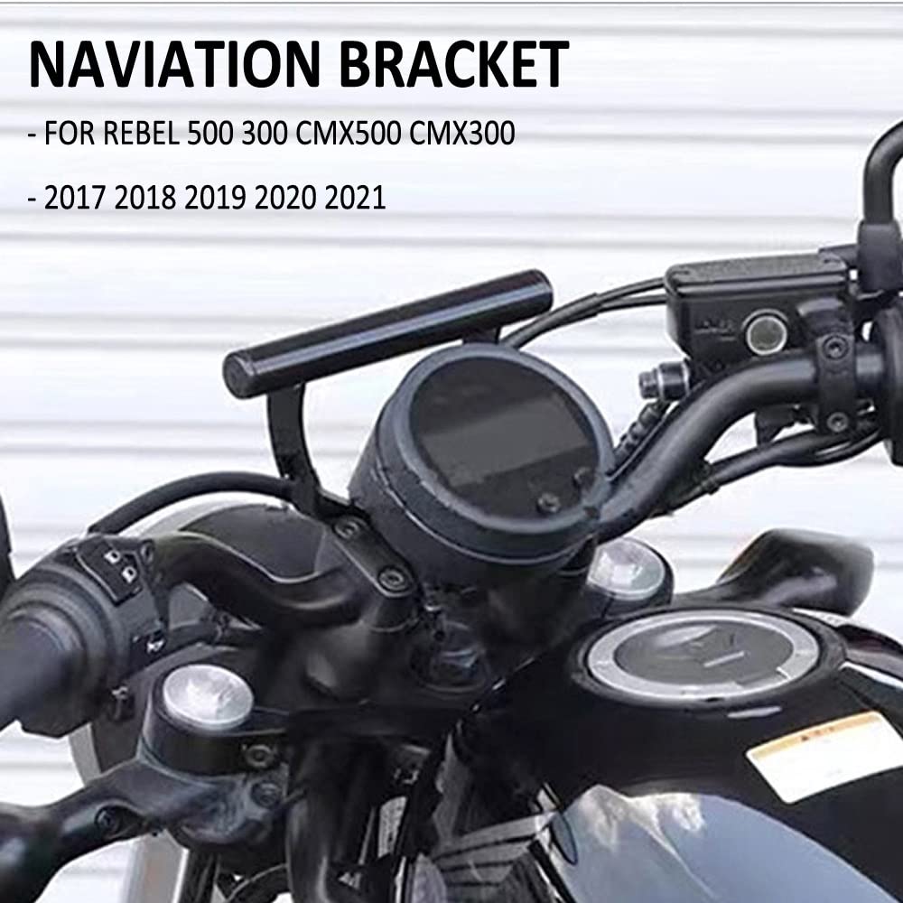 Motocykl telefon komórkowy uchwyt GPS uchwyt nawigacyjny bezprzewodowa podstawka ładująca REBEL CMX 500 300 CMX500 CMX300 2017-2021 Uchwyt na telefon motocyklowy(Wireless Charger)