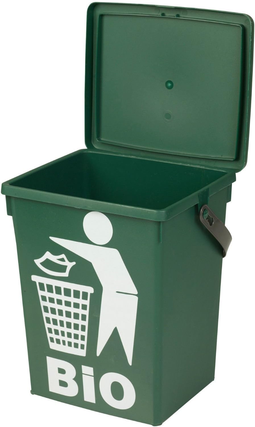 EG Homewares5 Litre Small Table Top Food Recycling Bin Kitchen Worktop Waste Rubbish Peel