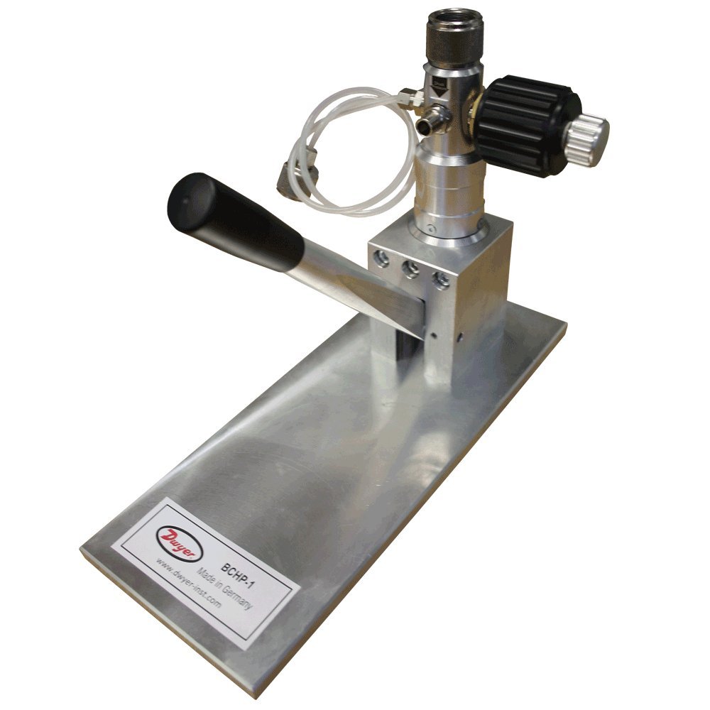 Dwyer Bench Top Calibration Pump, BCHP-1, Vacuum or Pressure, Up to 870 psi (60 bar)