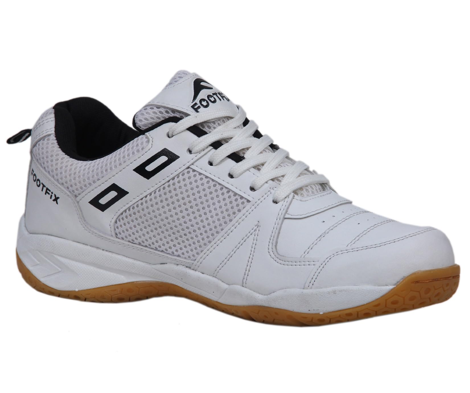 FOOTFIX Unisex Squash White (Non-Marking) Gym/Badminton Shoes(Size11 UK/Ind) (B07MZTFKFZ) Amazon Price History, Amazon Price Tracker