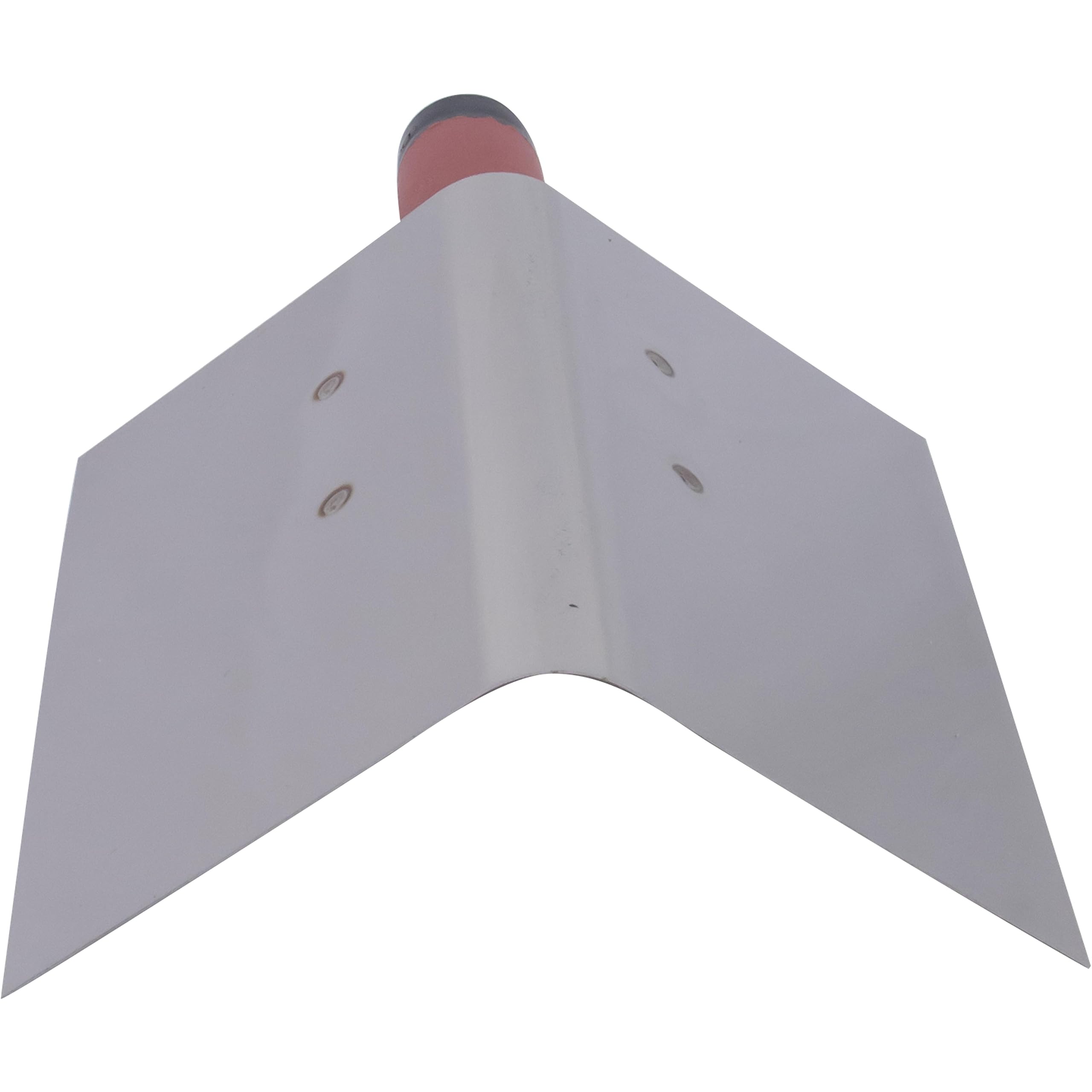 Truelle d'angle intérieur Marshalltown Bullnose avec manche Durasoft, en acier inoxydable, pour le placoplâtre et le plâtre, dimensions : 127x89 mm