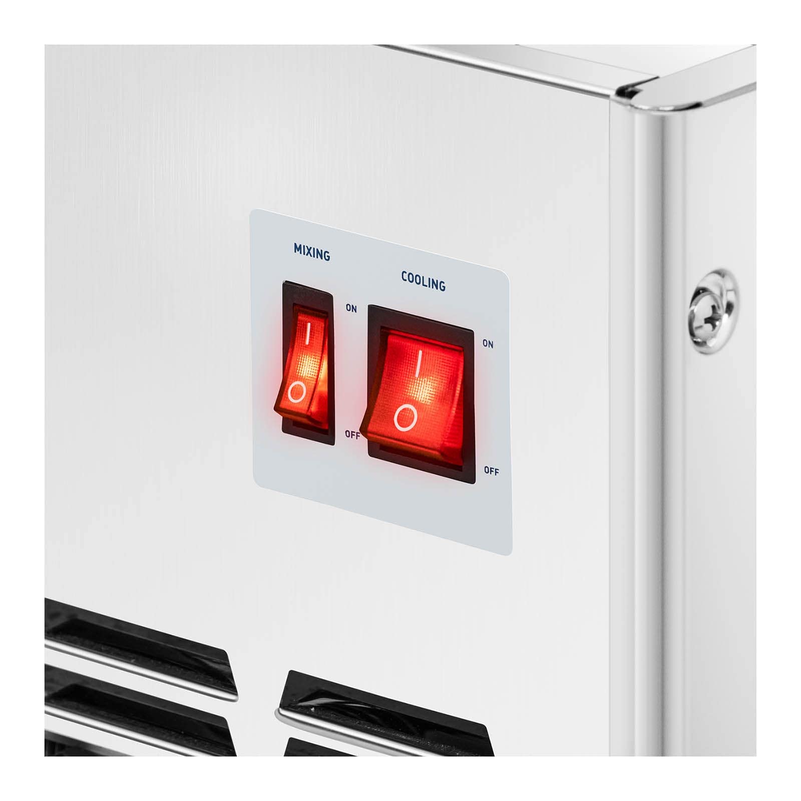 Royal Catering Dispensador De Zumo y Bebidas Frías RCSD-25C (Temperatura de 9-12 °C, Capacidad de 18 L, Con sistema de refrigeración y agitado)
