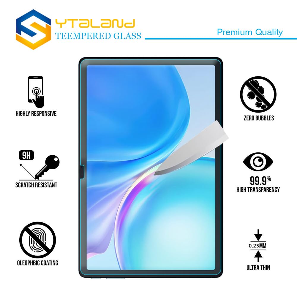 Displayschutz Für Blackview Tab 7 Pro/Tab 7 (10,1 Zoll) – 2 Stück Panzerglas, 9H Härte, Blasenfrei