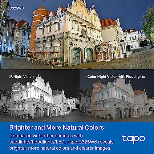 Tapo C325WB 2K QHD Security Camera Outdoor Wireless & Wired, F1.0 Super-aperture Lens, No Monthly Fee, AI Detection - Image 4
