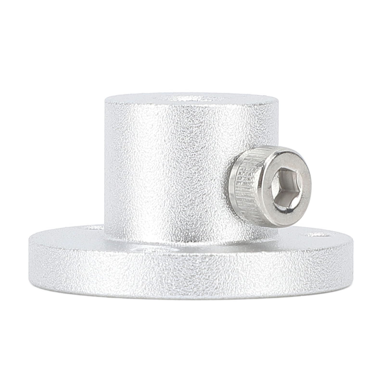 Flange Shaft Coupling, Shaft Coupler Motor Connector Universal Stainless Steel Hex Socket Set Screw Aluminum Alloy for 14145 60mm Aluminum Omni Wheels