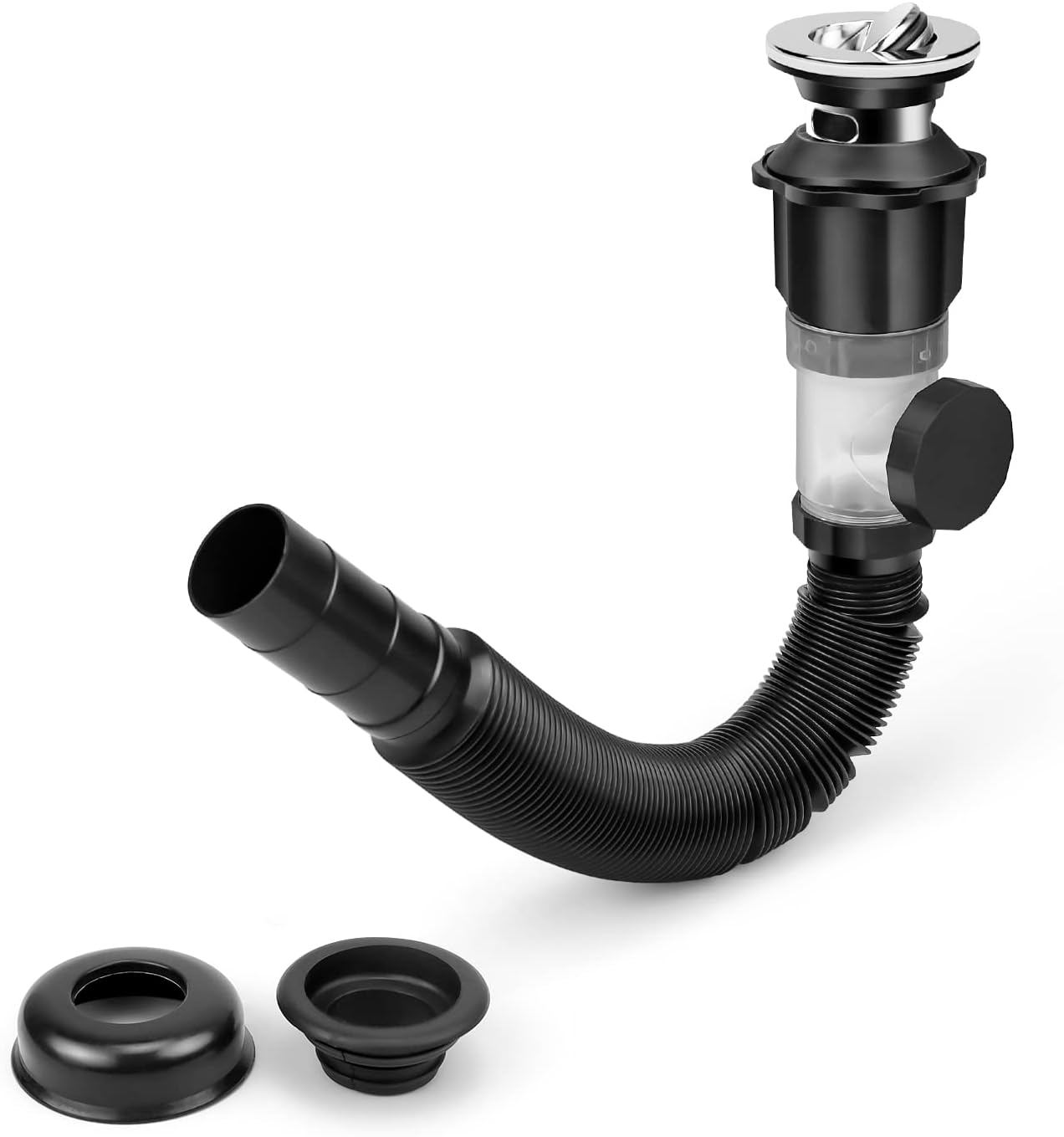 Prolunga Sifone Kirchhoff 30 Cm Cromata - Per Lavandino, Acciaio Inox, 1 1/4 Pollici - Foto 10