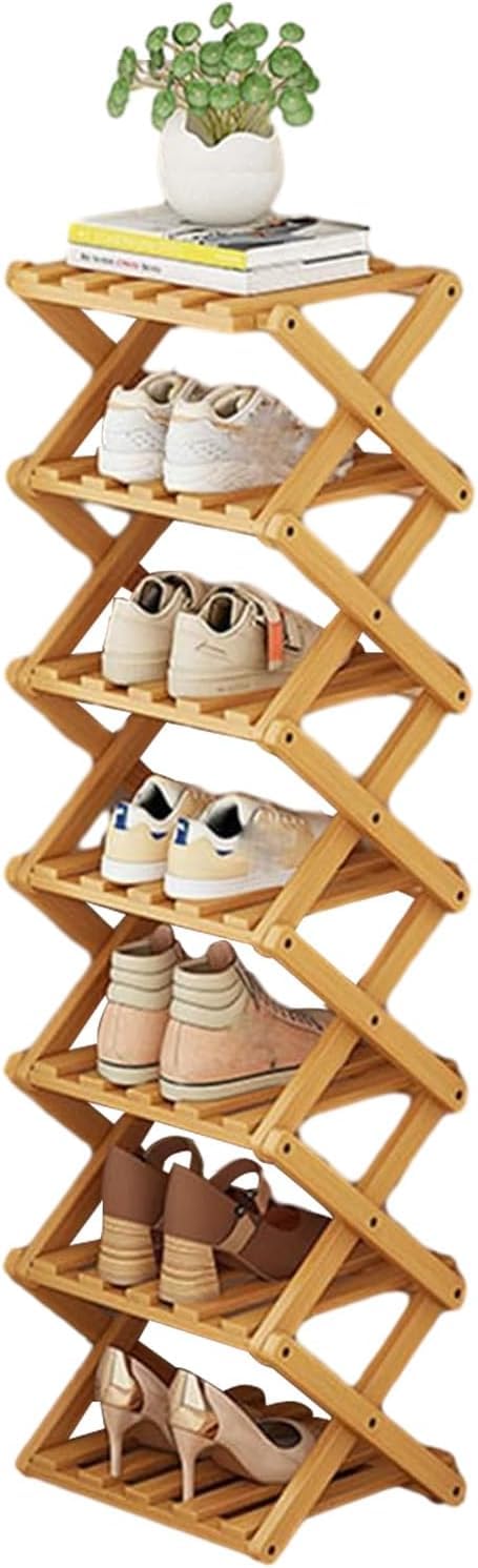 Étagère de placard pour salon et meuble à chaussures de 7 couches