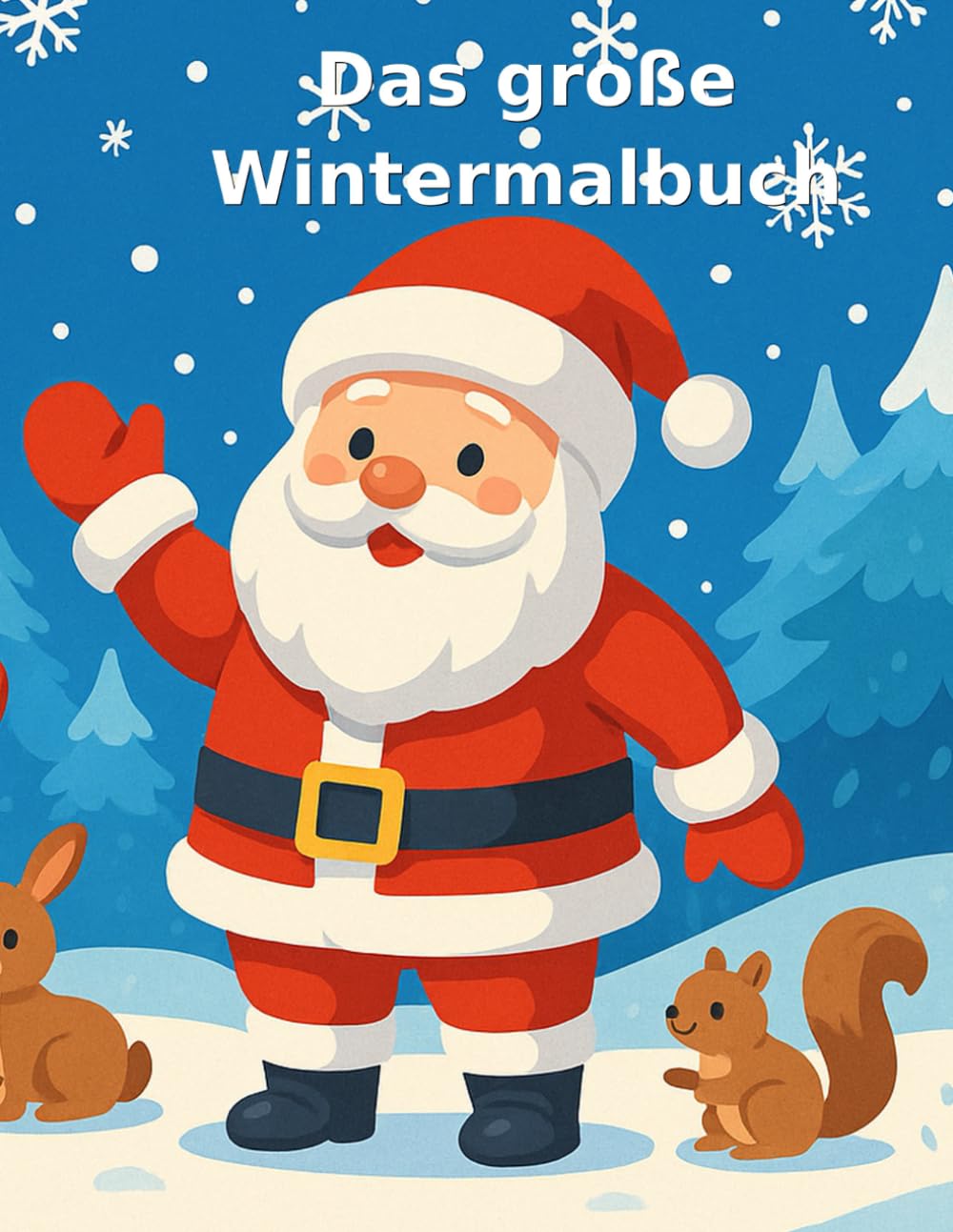Das große Wintermalbuch: Spaß für Groß und Klein