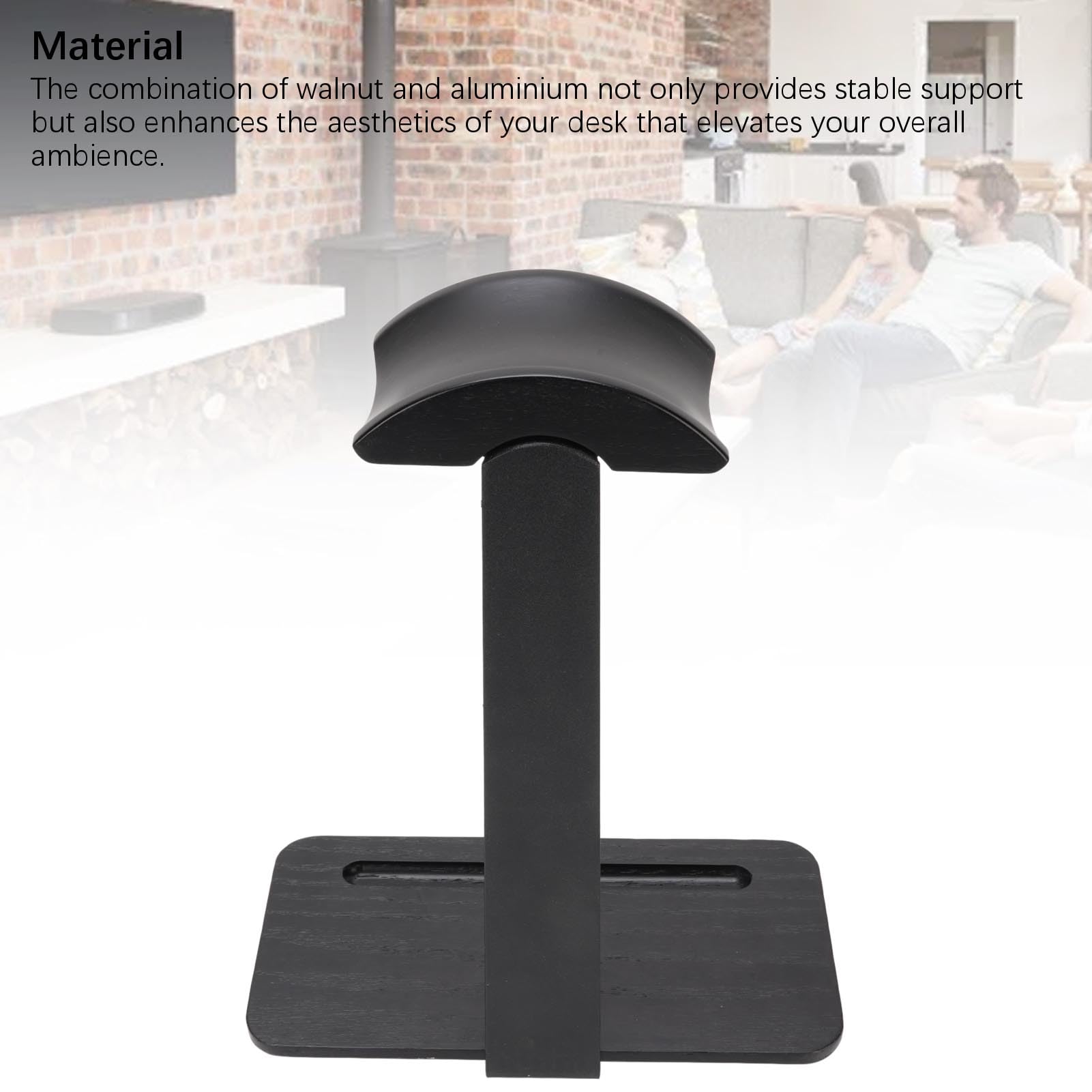 Yosoo Health Gear Noce Supporto per Cuffie in Alluminio, Antiscivolo