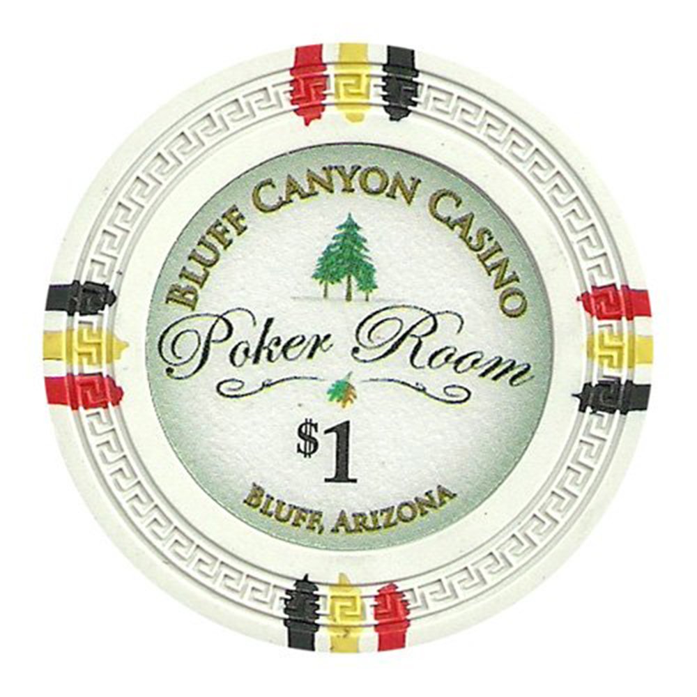 Claysmith GamingBluff Canyon Poker Chip Heavyweight 13.5-gram Clay Composite – Pack of 50