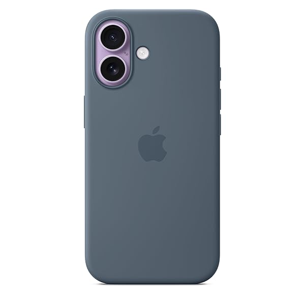 Apple iPhone 17 Silicone Case with MagSafe and Camera Control: Lightweight Phone Case, Wireless Charging Compatible, Smooth Matte Finish; Anchor Blue