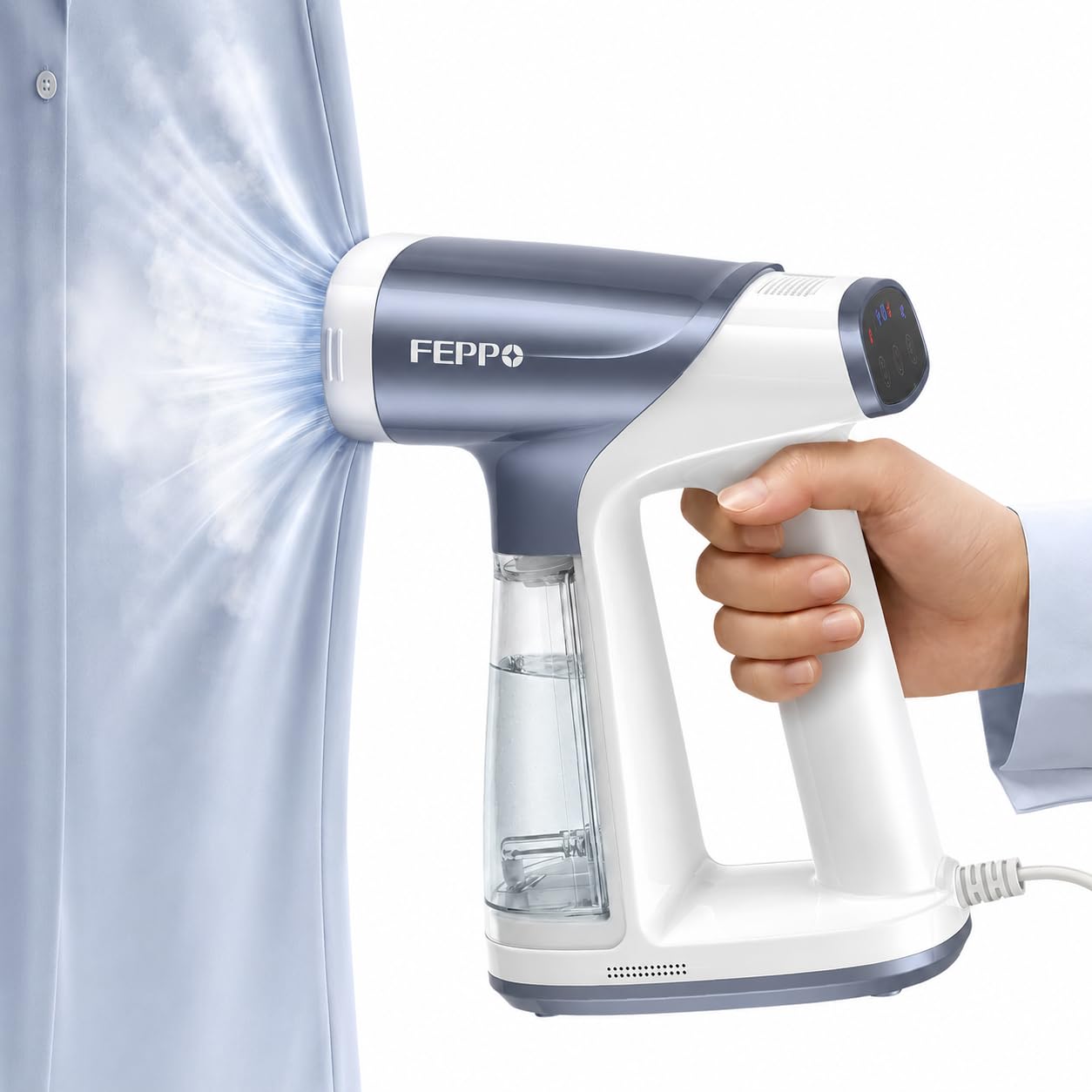 Photo 1 of ***STOCK PHOTO FOR REFERENCE ONLY***
FEPPO Iron Vacuum Steamer for Clothes, Handheld Garment Steamer with Suction