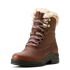 Ariat Womens Harper Sherpa Waterproof Boot Dark Brown 7 5