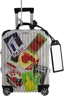 Kurt Adler Travel Luggage Ornament