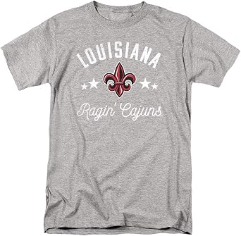 University of Louisiana at Lafayette Official Ragin Cajuns Unisex Adult T Shirt