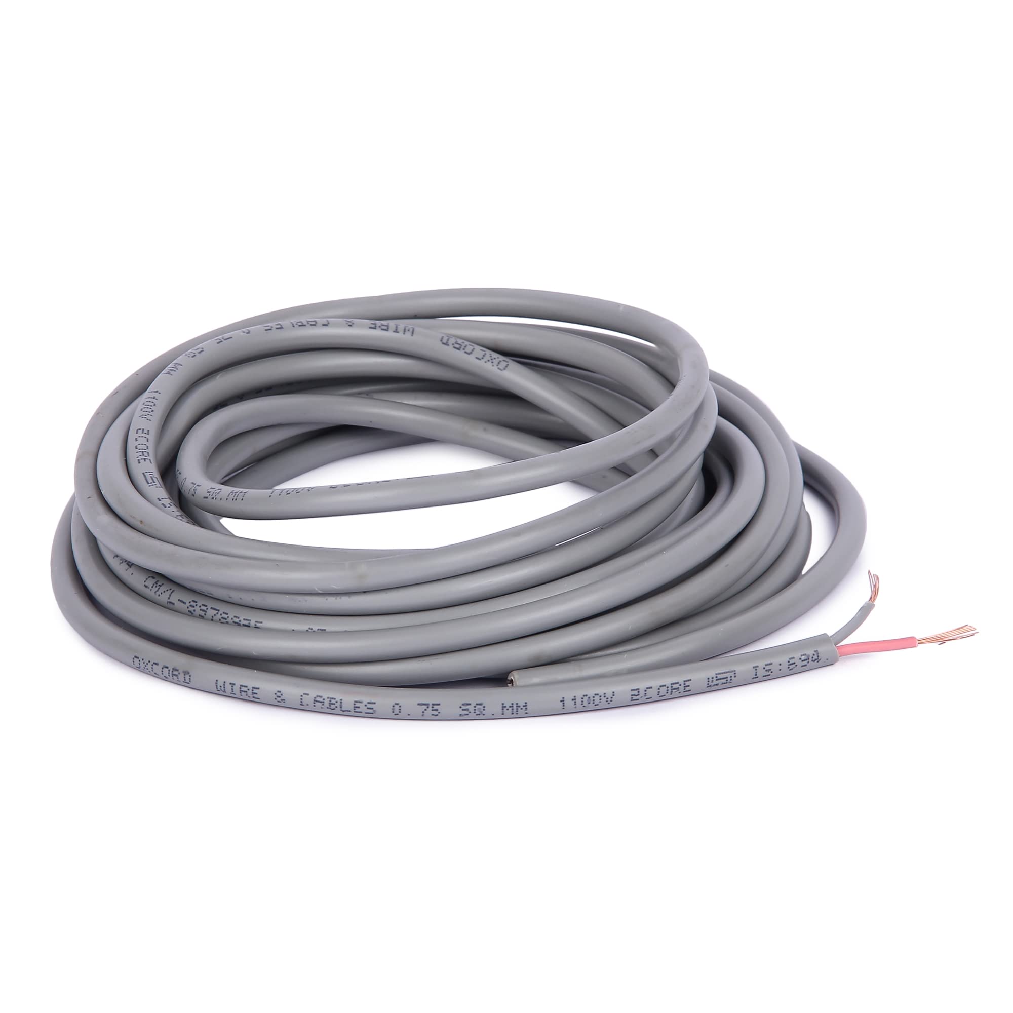 Oxcord 2 Core Round Copper Wires And Cables .75Mm For Camera Domestic And Industrial Electric Connections (10 Meter) (B09N3L8Q3H) Amazon Price History, Amazon Price Tracker