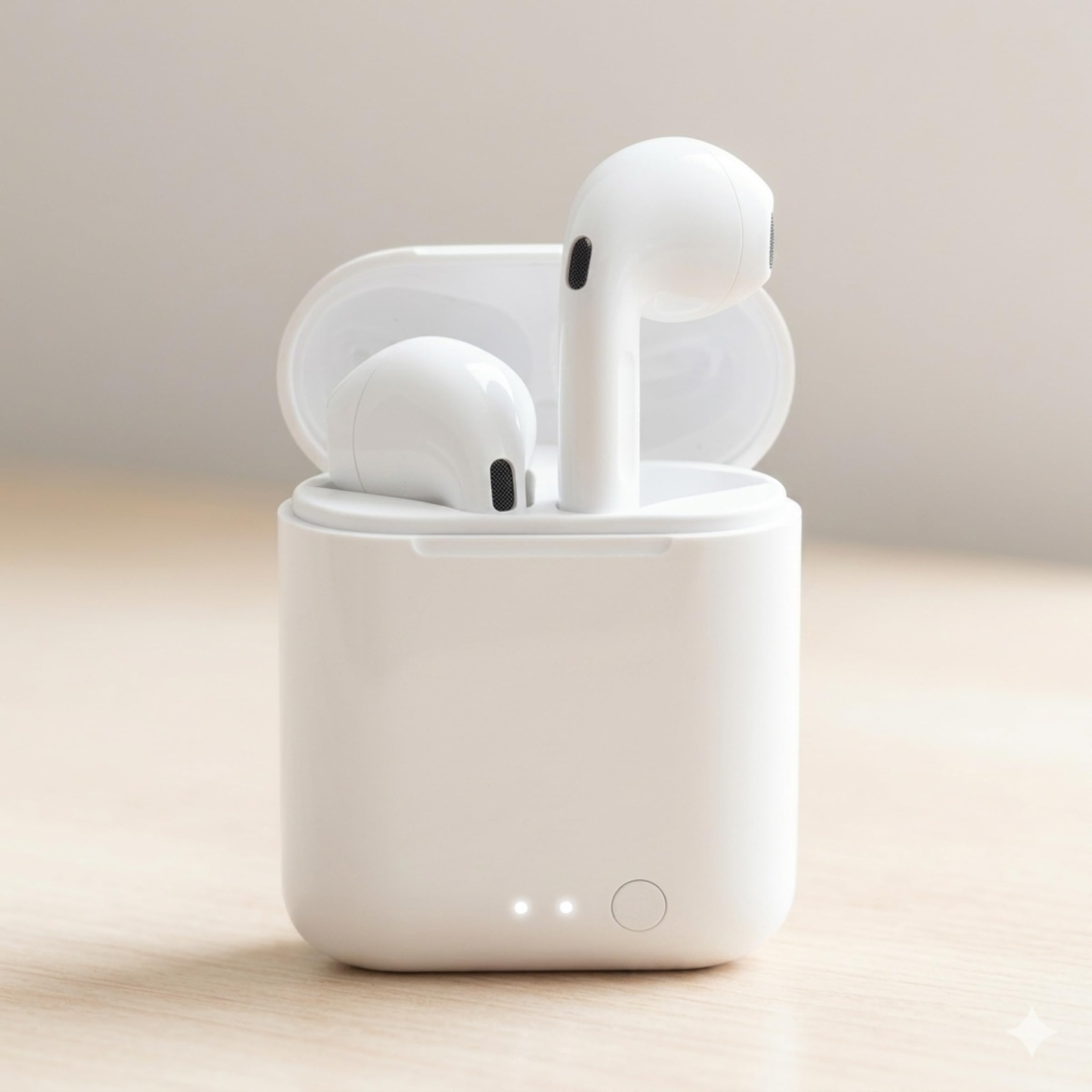 i7s Bluetooth イヤホン i7S TWS Fone de Ouvido Bluetooth Sem Fio Recarregável Branco com