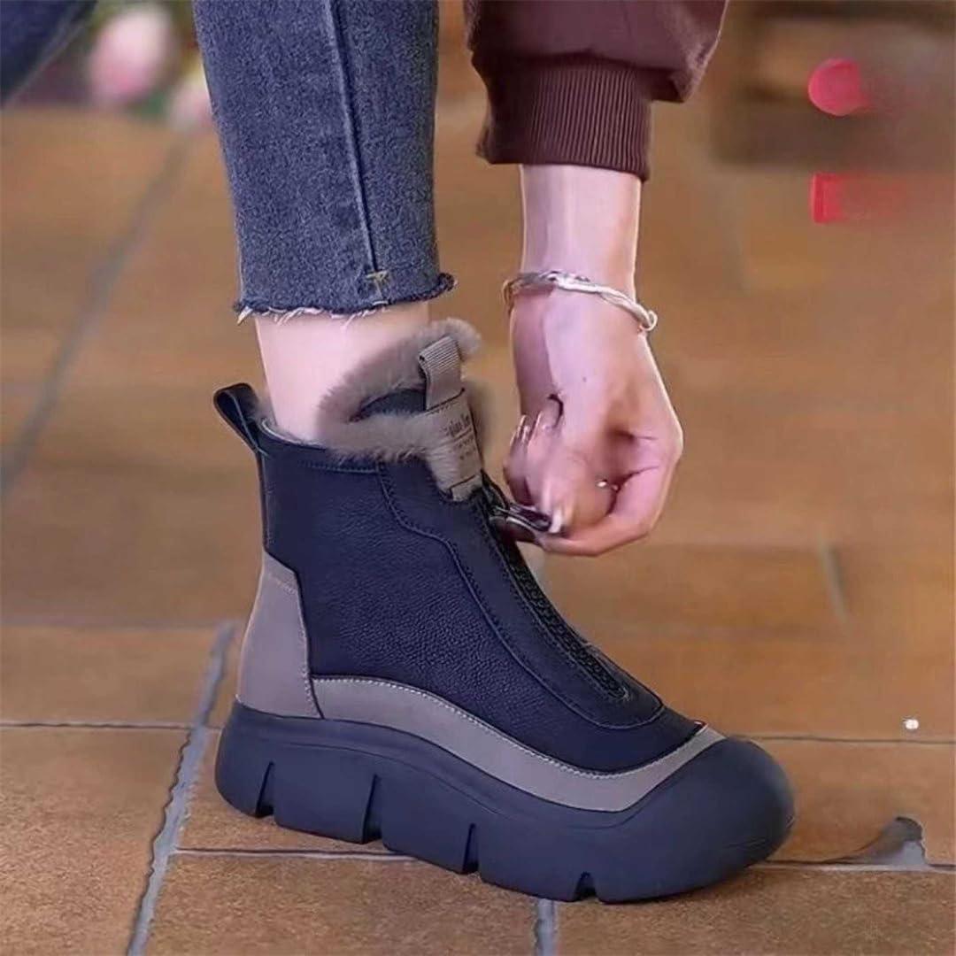 Zip-up Boots