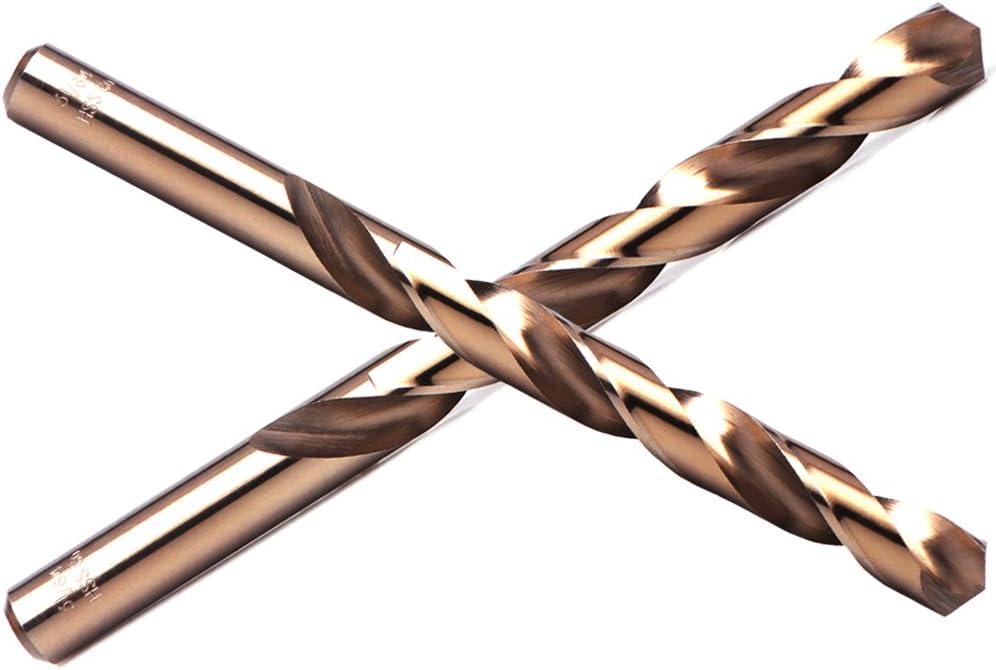 2PCS, 25/64", Cobalt Twist Drill Bits