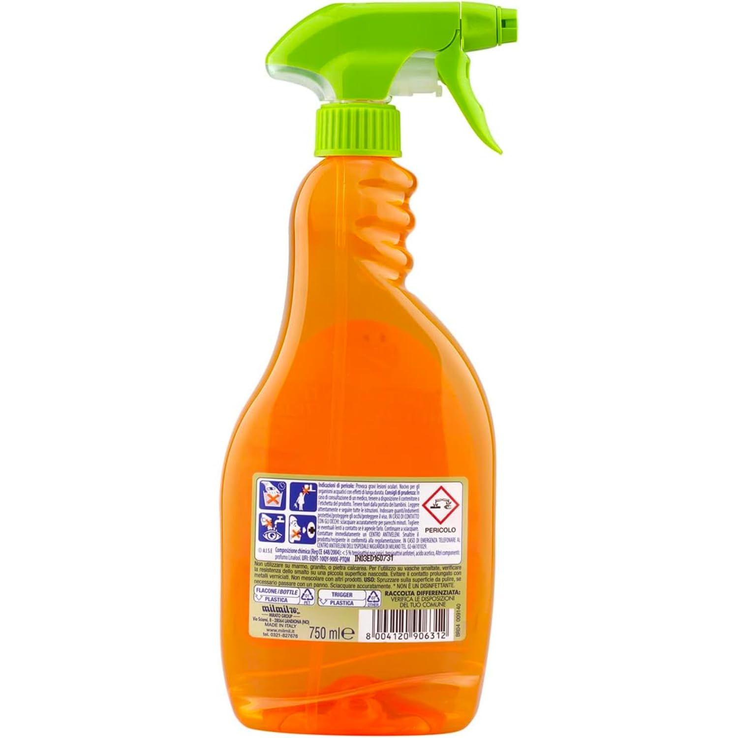 Detergente con Aceto Trigger 750 ml – Variazioni 4/8/12 Pezzi (12)