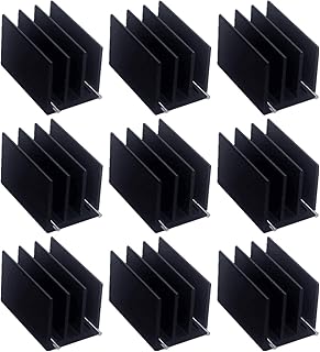 9PCS Aluminum Heat Sink 30 * 19 * 20MM Heatsink Cooler with PIN for Mos Cooling IC Slug Electronic Components