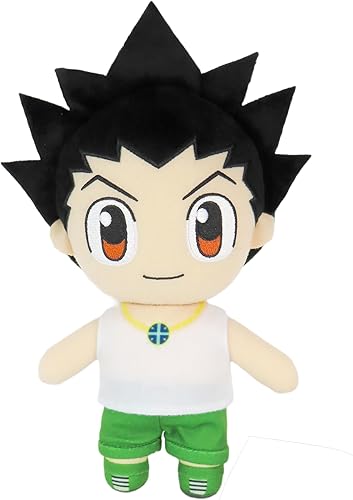 Great Eastern Entertainment Hunter X Hunter - Gon Freecss Change Face Plush de 8 pulgadas de alto