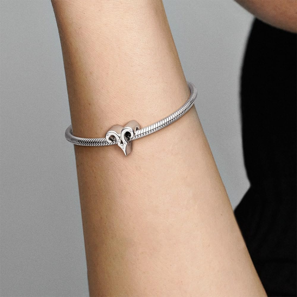 Pandora Moments Women's Sterling Silver Sparkling Aries Zodiac Charm