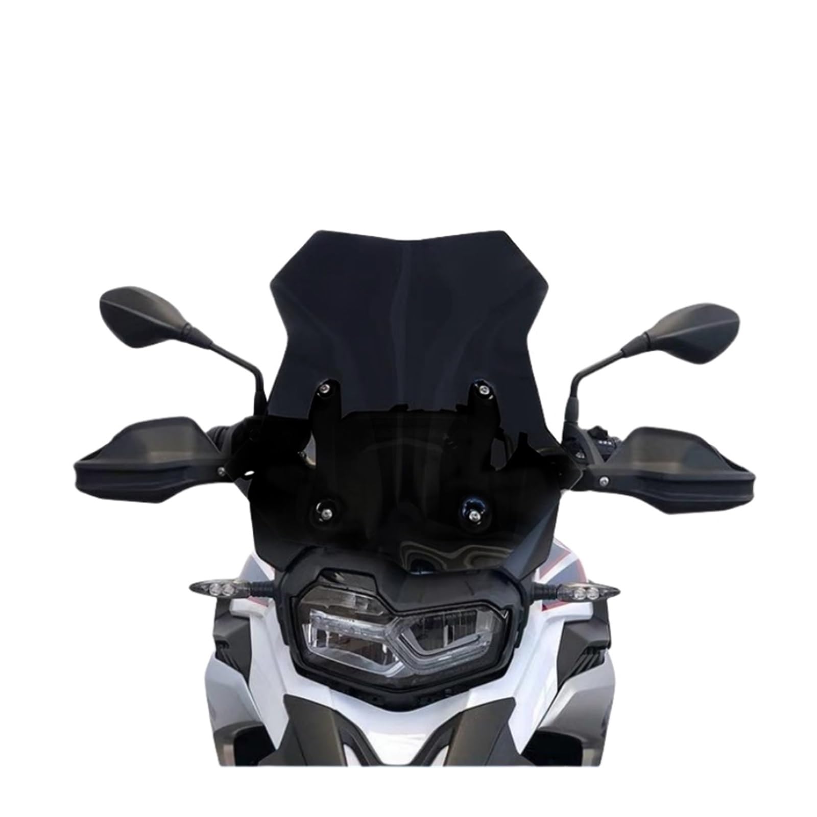 Cupolino Per BMW F800GS F 800 GS Parabrezza Per Moto Deflettore Antivento Rialzato Protezione Per Cupolino Anteriore F800 GS F 800GS moto parabrezza(Nero)
