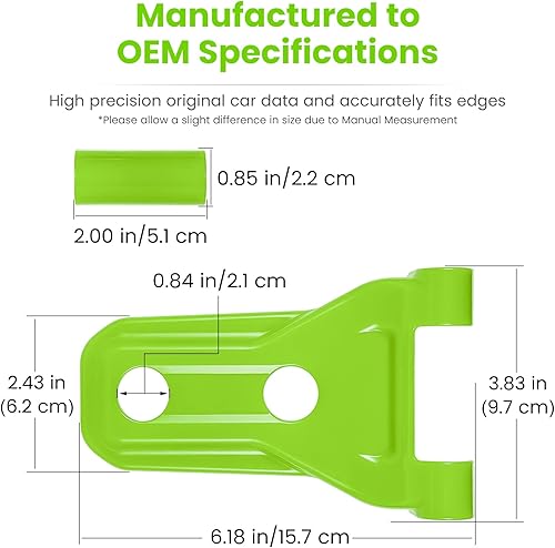 Miniatura 7 de Cubierta de bisagra del capó del motor delantero, accesorios exteriores de decoración para Jeep Wrangler JL JLU Unlimited Sports Freedom Sahara
