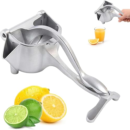 Extractor de jugo de fruta fresca de aleación de aluminio, exprimidor manual de actualización 2025, exprimidor de mano, exprimidor de limón, fácil