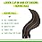 LORIEN Clip in Hair Extensions Real Human Hair, 14 Inch 80g, 1B/6 Natural Black to Chestnut Brown, Clip in 100% Brazilian Remy Human Hair Extensions 8pcs Per Set with 18 Clips Double Weft