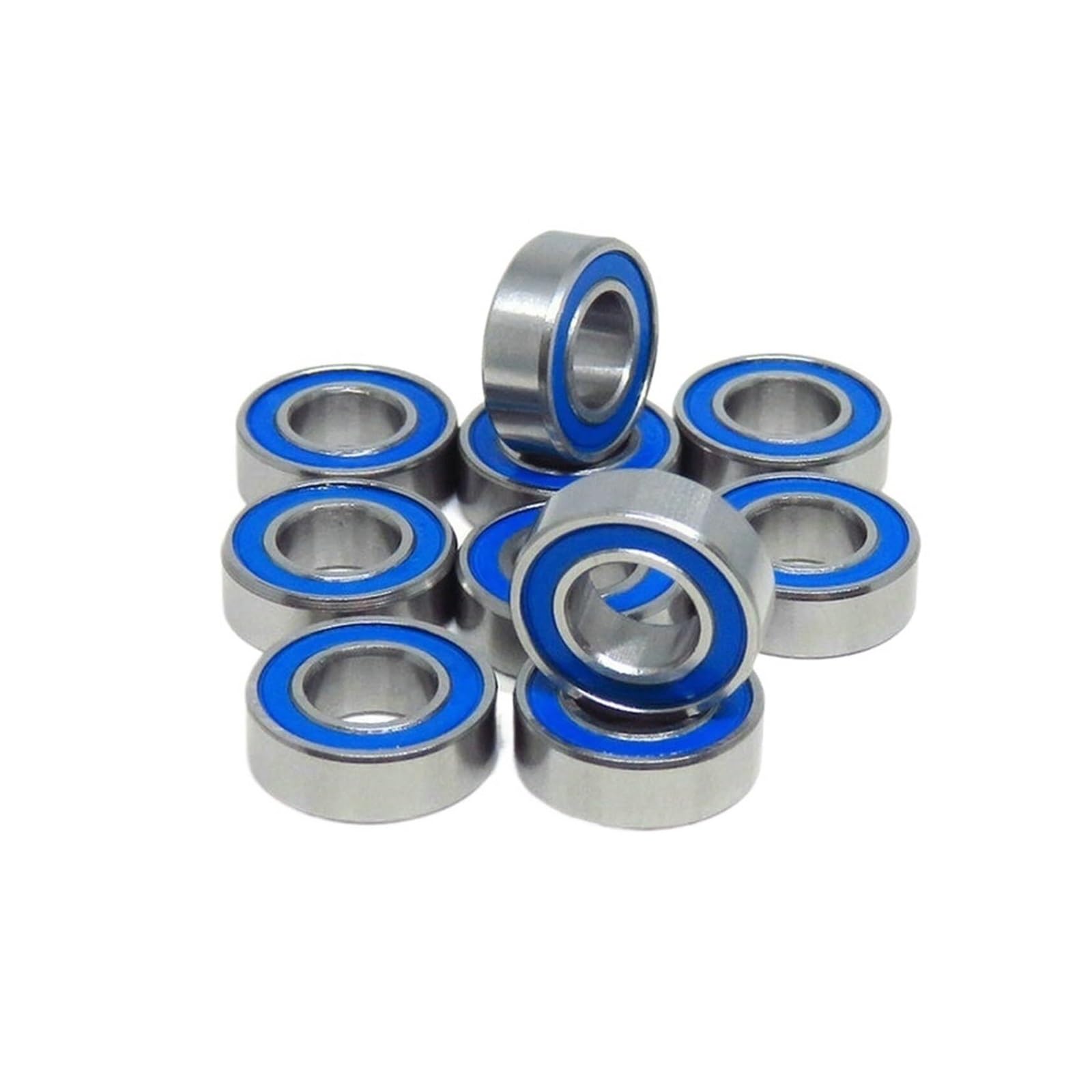 Aspectos, 10 Uds MR85 2 5x8x2,5mm serie MR rodamientos de bolas en miniatura L850DD ABEC3 5 8 2,5 rodamientos modelo sellados azules(MR148-2RS 8x14x4mm)